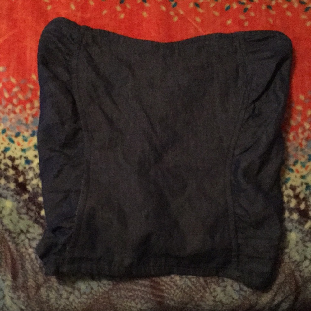 Size small strapless jean top